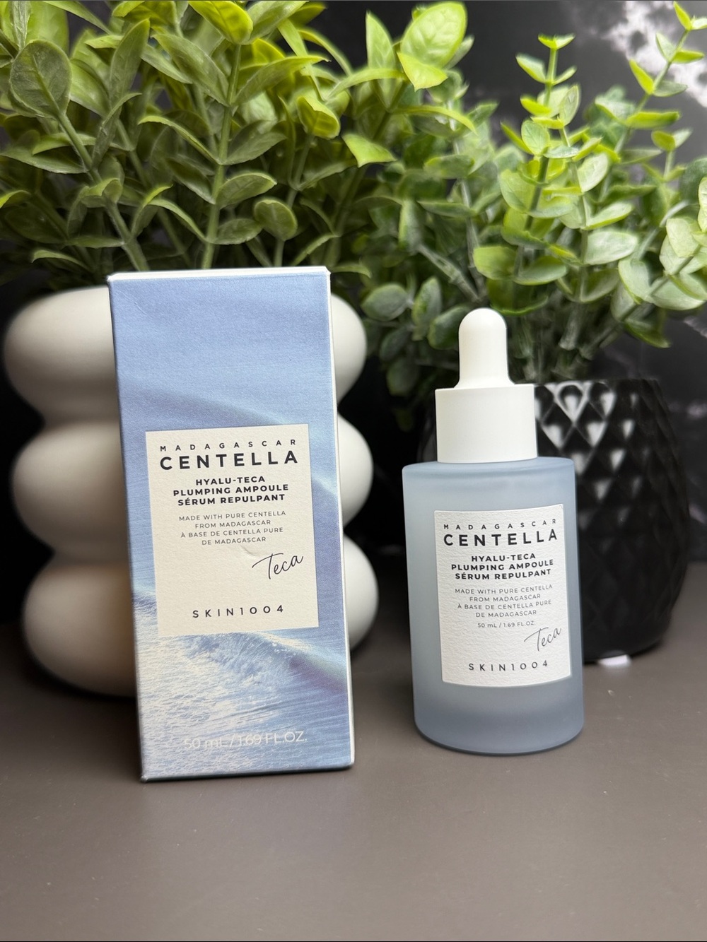 Skin1004 Centella Hyalu-Teca Plumping Ampoule — Light Blue Hydrating Serum